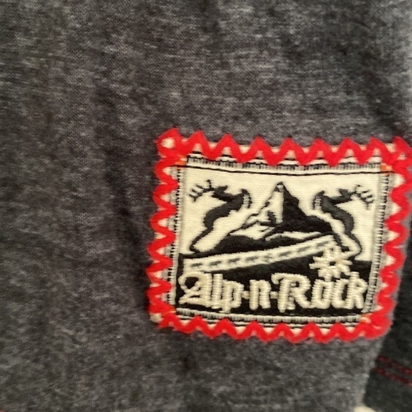 ALP N ROCK Patch Embroidered Long Sleeve Thermal Top, Size 1 (X-Small) - Picture 10 of 12
